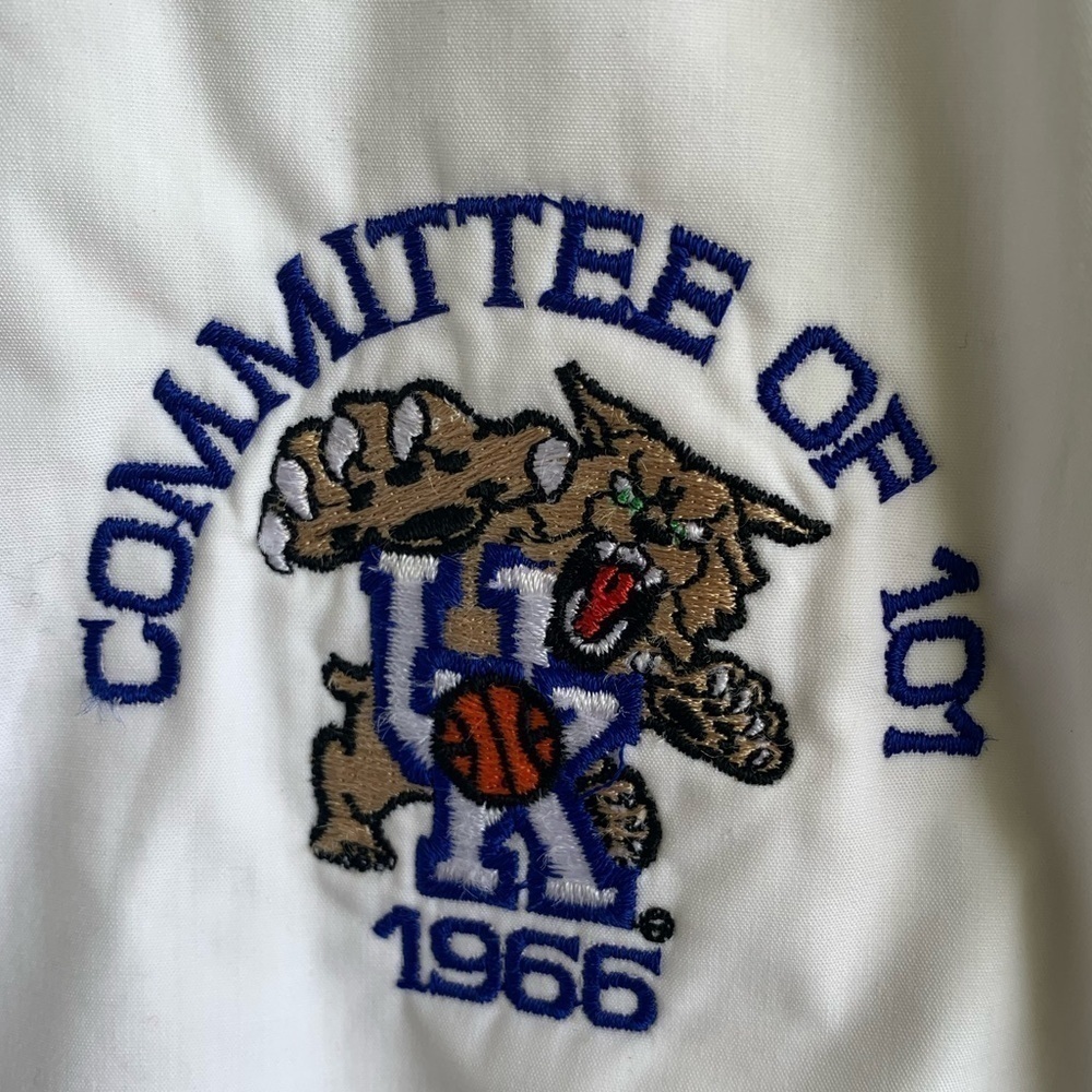 Vintage Kentucky Wildcats Jacket Committee of 101 Mascot Logo 1966 BBN Bomber